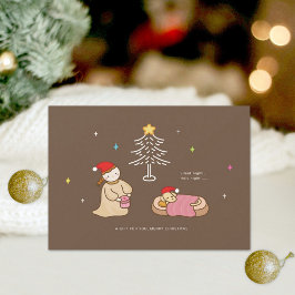 Christmas Flat Holiday Card シーズンカード