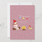  Christmas Flat Holiday Card シーズンカード (正面)