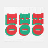 Christmas Fleece Blanket フリースブランケット (正面(横))