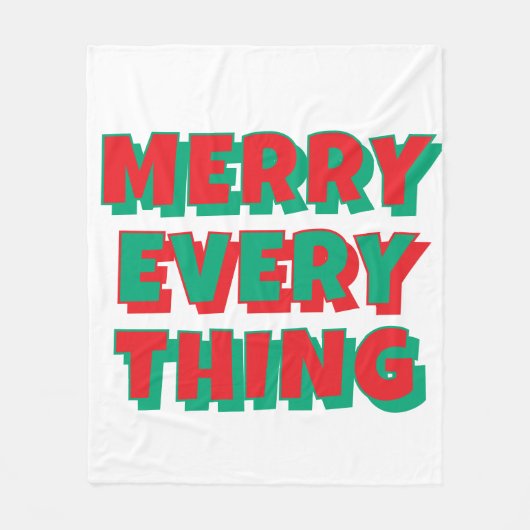 Christmas Fleece Blanket フリースブランケット (正面)