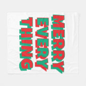 Christmas Fleece Blanket フリースブランケット (正面(横))