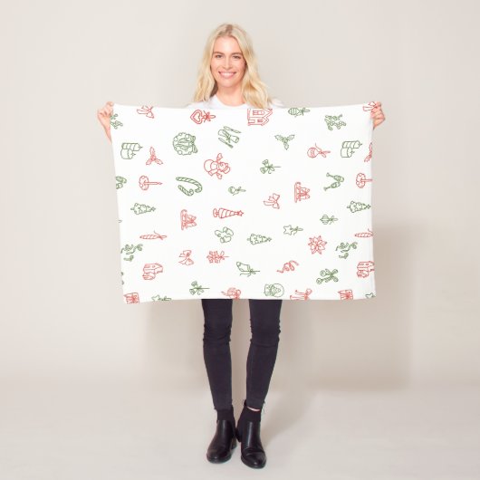 Christmas Fleece Blanket – Cozy Holiday Throw フリースブランケット (インサイチュ)