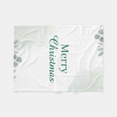 Christmas Fleece Blanket – Cozy Holiday Throw フリースブランケット (正面(横))