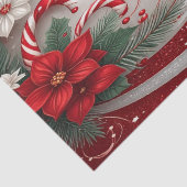 Christmas Floral Candy Canes Holiday Tissue Paper 薄葉紙 (詳細)