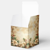 Christmas Floral Holiday Favor Box フェイバーボックス (オープン)
