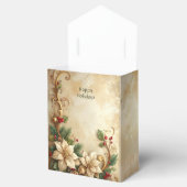 Christmas Floral Holiday Gift Box フェイバーボックス (オープン)