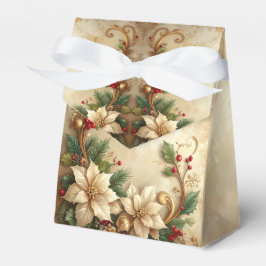 Christmas Floral Holiday Gift Box フェイバーボックス