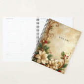 Christmas Floral Holiday Planner プランナー手帳 (ディスプレー)