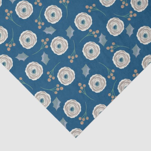 Christmas Flower gift wrap 薄葉紙 (詳細)