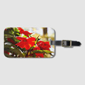 Christmas Flowers ラゲッジタグ (正面横)