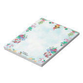 Christmas Flowers and Gift Boxes Notepad ノートパッド (回転)