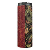 Christmas Flowers ,Red Gold Black,Merry Christmas  タンブラー (裏面)