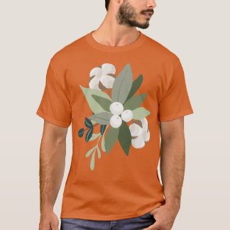 Christmas flowers  tシャツ