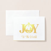 Christmas Foil Card 箔カード (封筒付き正面)