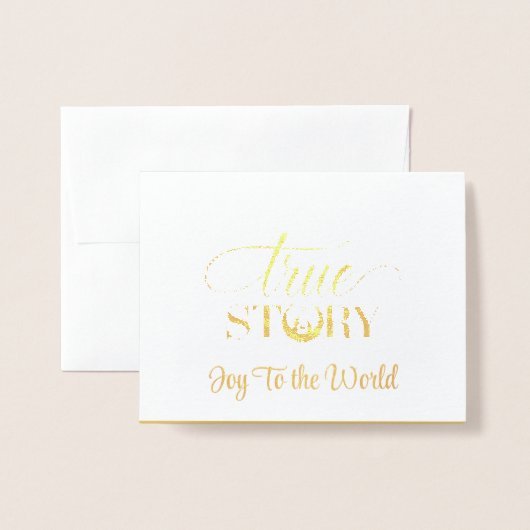 Christmas Foil Card 箔カード (封筒付き正面)