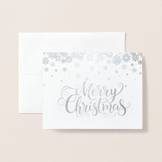 Christmas Foil Card 箔カード (封筒付き正面)