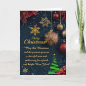 Christmas Folded Greeting Card カード (正面)