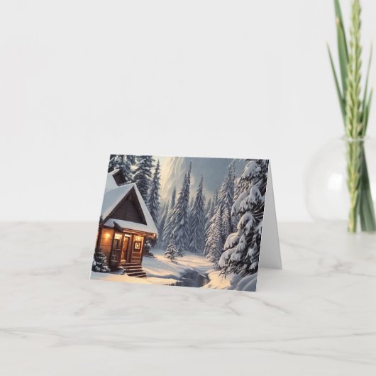 Christmas Folded Greeting Card カード (正面)