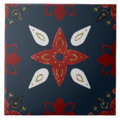 Christmas Folk Nordic Art タイル (正面)