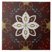 Christmas Folk Nordic Art タイル (正面)