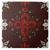 Christmas Folk Nordic Art タイル (正面)