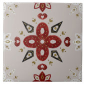 Christmas Folk Nordic Art タイル (正面)