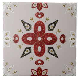 Christmas Folk Nordic Art タイル