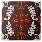 Christmas Folk Nordic Art タイル (正面)