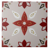 Christmas Folk Nordic Art タイル (正面)