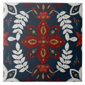 Christmas Folk Nordic Art タイル (正面)