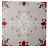 Christmas Folk Nordic Art タイル (正面)