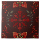 Christmas Folk Nordic Art タイル (正面)