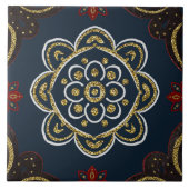 Christmas Folk Nordic Art タイル (正面)