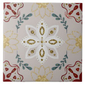 Christmas Folk Nordic Art タイル (正面)