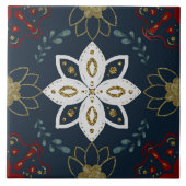 Christmas Folk Nordic Art タイル (正面)