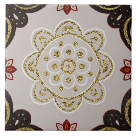 Christmas Folk Nordic Art タイル