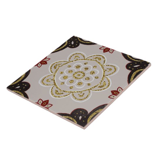 Christmas Folk Nordic Art タイル (側面)