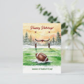 Christmas Football Holiday Greeting Cards シーズンポストカード (スタンド正面)