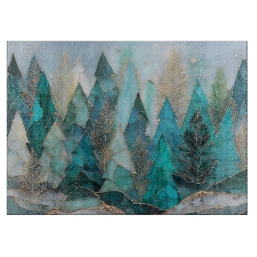 Christmas Forest カッティングボード (正面)