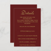 Christmas Formal Enclosure Card Details エンクロージャーカード (正面/裏面)