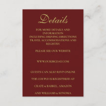 Christmas Formal Enclosure Card Details