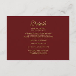 Christmas formal  Enclosure Card Details エンクロージャーカード