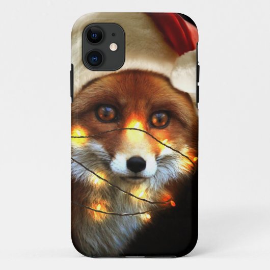 Christmas fox Case-Mate iPhoneケース (裏面)
