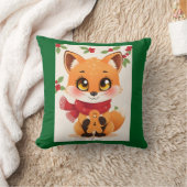 Christmas Fox decor クッション (ブランケット)