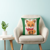 Christmas Fox decor クッション (椅子)
