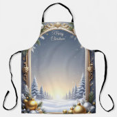 Christmas Frame Holiday Apron エプロン (正面)