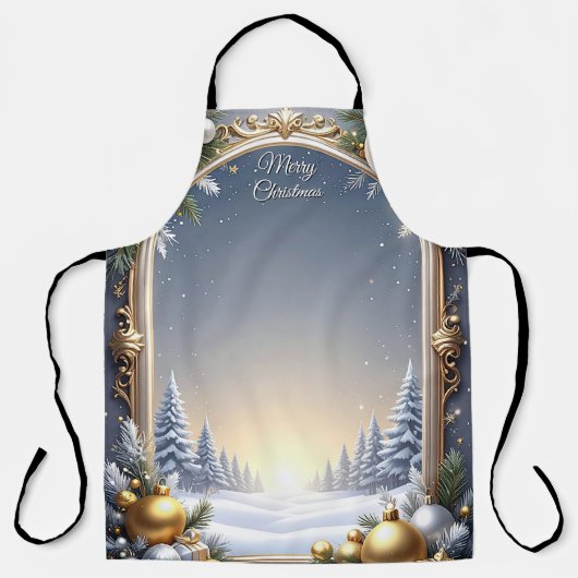 Christmas Frame Holiday Apron エプロン (正面)
