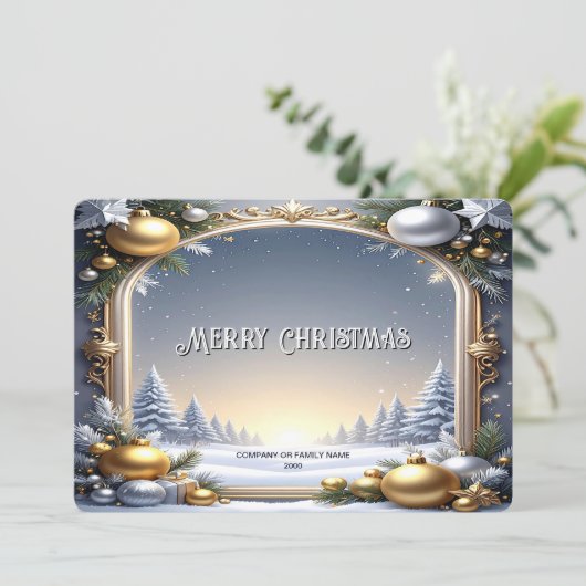 Christmas Frame Holiday Card シーズンカード (スタンド正面)