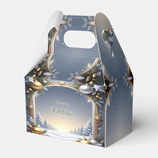 Christmas Frame Holiday Gift Box フェイバーボックス (正面サイド)