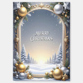 Christmas Frame Holiday Magnet マグネット (正面)